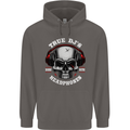 True Dj's Are Born With Headphones DJing Mens 80% Cotton Hoodie Charcoal