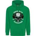True Dj's Are Born With Headphones DJing Mens 80% Cotton Hoodie Irish Green