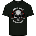 True Dj's Are Born With Headphones DJing Mens Cotton T-Shirt Tee Top Black