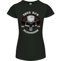 True Dj's Are Born With Headphones DJing Womens Petite Cut T-Shirt Black