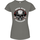 True Dj's Are Born With Headphones DJing Womens Petite Cut T-Shirt Charcoal