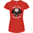True Dj's Are Born With Headphones DJing Womens Petite Cut T-Shirt Red