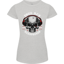 True Dj's Are Born With Headphones DJing Womens Petite Cut T-Shirt Sports Grey