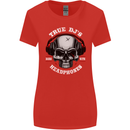 True Dj's Are Born With Headphones DJing Womens Wider Cut T-Shirt Red