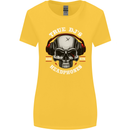 True Dj's Are Born With Headphones DJing Womens Wider Cut T-Shirt Yellow