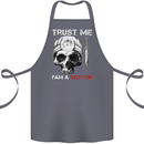Trust Me I'm a Doctor Skull Gothic Skeleton Cotton Apron 100% Organic Steel