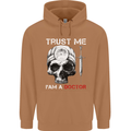 Trust Me I'm a Doctor Skull Gothic Skeleton Mens 80% Cotton Hoodie Caramel Latte