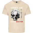 Trust Me I'm a Doctor Skull Gothic Skeleton Mens Cotton T-Shirt Tee Top Natural