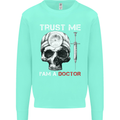 Trust Me I'm a Doctor Skull Gothic Skeleton Mens Sweatshirt Jumper Peppermint
