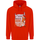 Trust Me I'm a Drone Pilot Childrens Kids Hoodie Bright Red