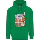 Trust Me I'm a Drone Pilot Childrens Kids Hoodie Irish Green