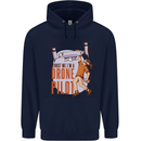 Trust Me I'm a Drone Pilot Childrens Kids Hoodie Navy Blue