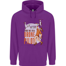 Trust Me I'm a Drone Pilot Childrens Kids Hoodie Purple