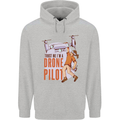 Trust Me I'm a Drone Pilot Childrens Kids Hoodie Sports Grey
