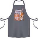 Trust Me I'm a Drone Pilot Cotton Apron 100% Organic Steel