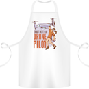 Trust Me I'm a Drone Pilot Cotton Apron 100% Organic White