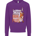 Trust Me I'm a Drone Pilot Kids Sweatshirt Jumper Purple