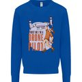 Trust Me I'm a Drone Pilot Kids Sweatshirt Jumper Royal Blue