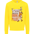Trust Me I'm a Drone Pilot Kids Sweatshirt Jumper Yellow