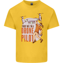Trust Me I'm a Drone Pilot Kids T-Shirt Childrens Yellow