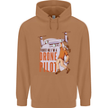 Trust Me I'm a Drone Pilot Mens 80% Cotton Hoodie Caramel Latte