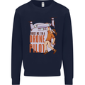 Trust Me I'm a Drone Pilot Mens Sweatshirt Jumper Navy Blue