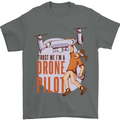 Trust Me I'm a Drone Pilot Mens T-Shirt 100% Cotton Charcoal