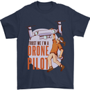Trust Me I'm a Drone Pilot Mens T-Shirt 100% Cotton Navy Blue