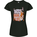 Trust Me I'm a Drone Pilot Womens Petite Cut T-Shirt Black