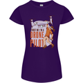 Trust Me I'm a Drone Pilot Womens Petite Cut T-Shirt Purple
