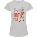 Trust Me I'm a Drone Pilot Womens Petite Cut T-Shirt Sports Grey