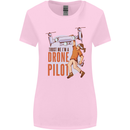 Trust Me I'm a Drone Pilot Womens Wider Cut T-Shirt Light Pink