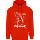 Trust Me I'm a Drummer Funny Drumming Drum Childrens Kids Hoodie Bright Red