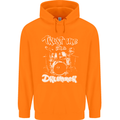 Trust Me I'm a Drummer Funny Drumming Drum Childrens Kids Hoodie Orange