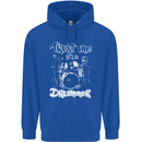 Trust Me I'm a Drummer Funny Drumming Drum Childrens Kids Hoodie Royal Blue