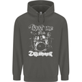 Trust Me I'm a Drummer Funny Drumming Drum Childrens Kids Hoodie Storm Grey