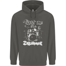 Trust Me I'm a Drummer Funny Drumming Drum Childrens Kids Hoodie Storm Grey