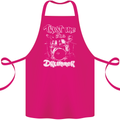 Trust Me I'm a Drummer Funny Drumming Drum Cotton Apron 100% Organic Pink