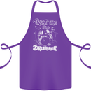 Trust Me I'm a Drummer Funny Drumming Drum Cotton Apron 100% Organic Purple