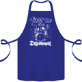Trust Me I'm a Drummer Funny Drumming Drum Cotton Apron 100% Organic Royal Blue