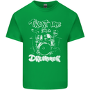 Trust Me I'm a Drummer Funny Drumming Drum Kids T-Shirt Childrens Irish Green
