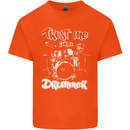 Trust Me I'm a Drummer Funny Drumming Drum Kids T-Shirt Childrens Orange