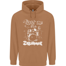 Trust Me I'm a Drummer Funny Drumming Drum Mens 80% Cotton Hoodie Caramel Latte