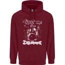 Trust Me I'm a Drummer Funny Drumming Drum Mens 80% Cotton Hoodie Maroon