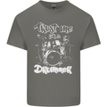 Trust Me I'm a Drummer Funny Drumming Drum Mens Cotton T-Shirt Tee Top Charcoal
