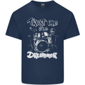 Trust Me I'm a Drummer Funny Drumming Drum Mens Cotton T-Shirt Tee Top Navy Blue