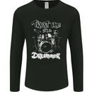 Trust Me I'm a Drummer Funny Drumming Drum Mens Long Sleeve T-Shirt Black