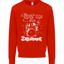 Trust Me I'm a Drummer Funny Drumming Drum Mens Sweatshirt Jumper Bright Red