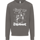 Trust Me I'm a Drummer Funny Drumming Drum Mens Sweatshirt Jumper Charcoal