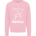 Trust Me I'm a Drummer Funny Drumming Drum Mens Sweatshirt Jumper Light Pink